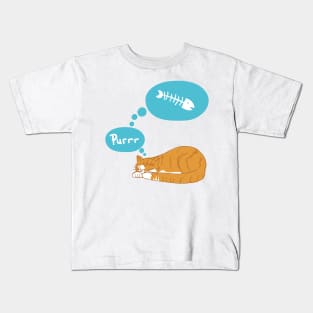 Cat Dreams Kids T-Shirt